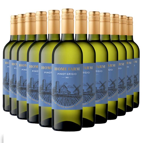 Case of 12 The Home Farm Pinot Grigio 75cl White Wine